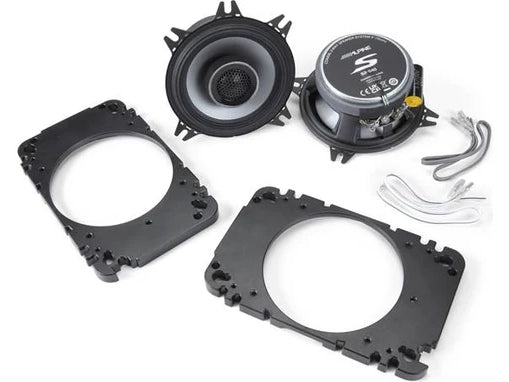 S2-S40 Alpine S-Series 4" inch 2-Way Speakers 45W RMS 4 Ohm Car Audio (Pair)
