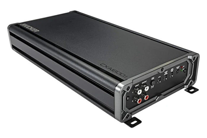 46CXA18001T KICKER CXA1800.1 1800 Watt RMS Mono Class D Car Audio Subwoofer Amplifier 3600W Peak 1 Ohm Stable