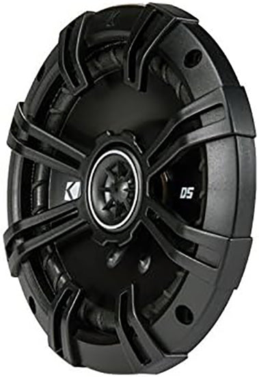 43DSC6504 KICKER DS Series 6.5" 6 1/2" Coaxial 2 Way Speakers Factory Upgrade 60W RMS 240W Peak 4 Ohm Car Audio (Pair)