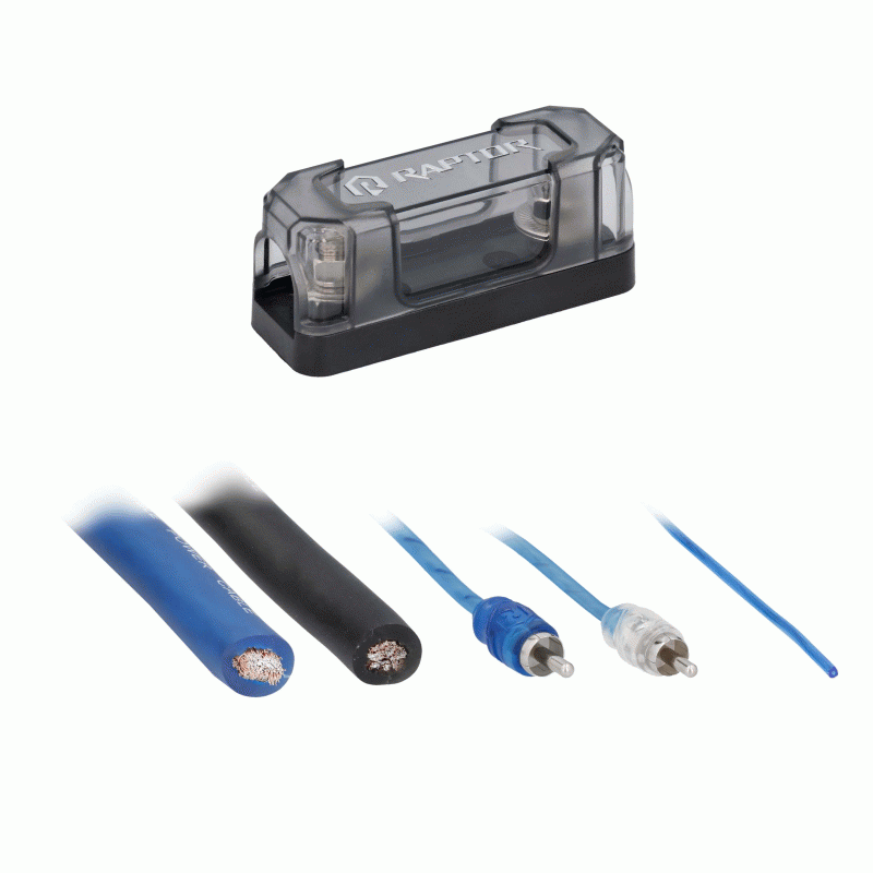 R2AK0 METRA 1/0 Gauge 0 AWG Complete Amplifier Amp Installation Wire Kit 1/0GA