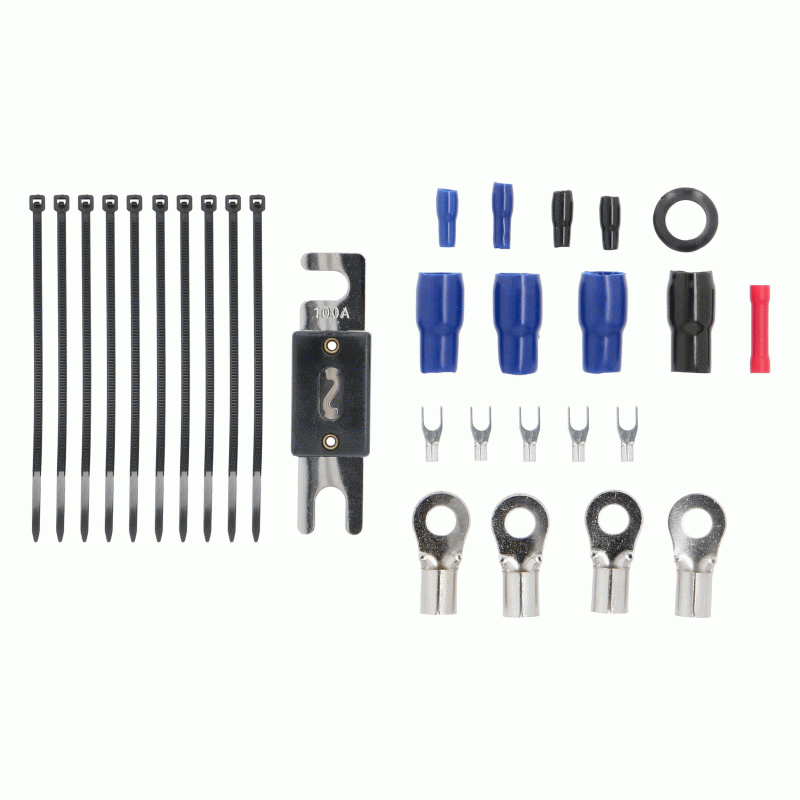 R2AK4 METRA 4 Gauge 4 AWG Complete Amplifier Amp Installation Wire Kit 4GA