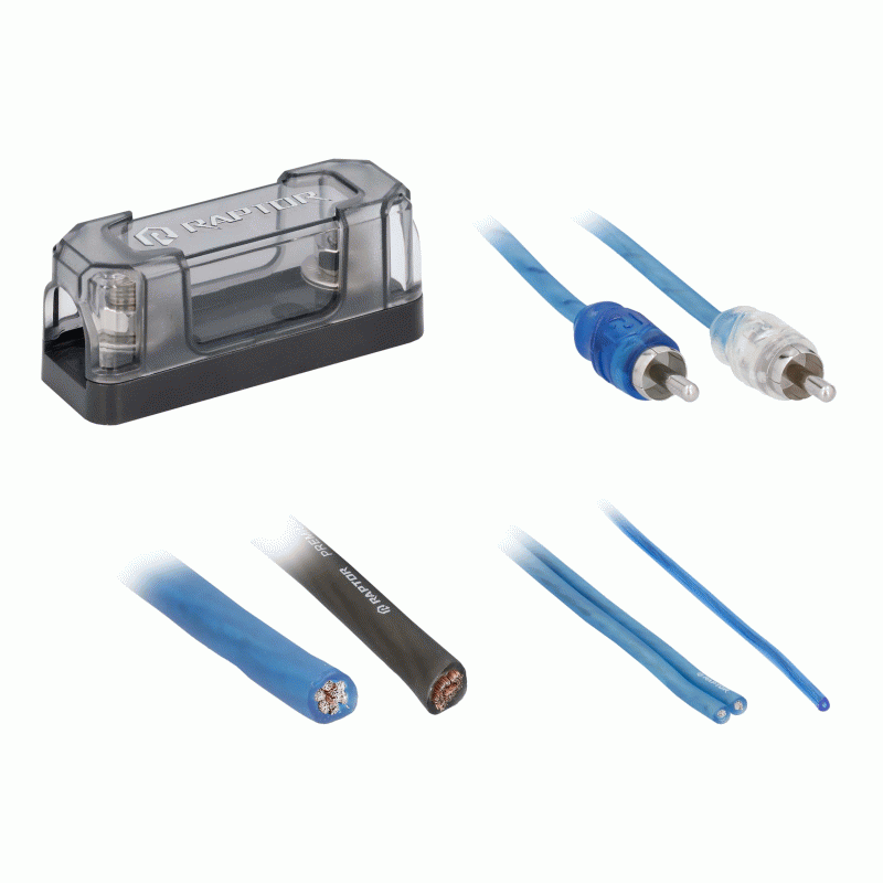 R2AK4 METRA 4 Gauge 4 AWG Complete Amplifier Amp Installation Wire Kit 4GA