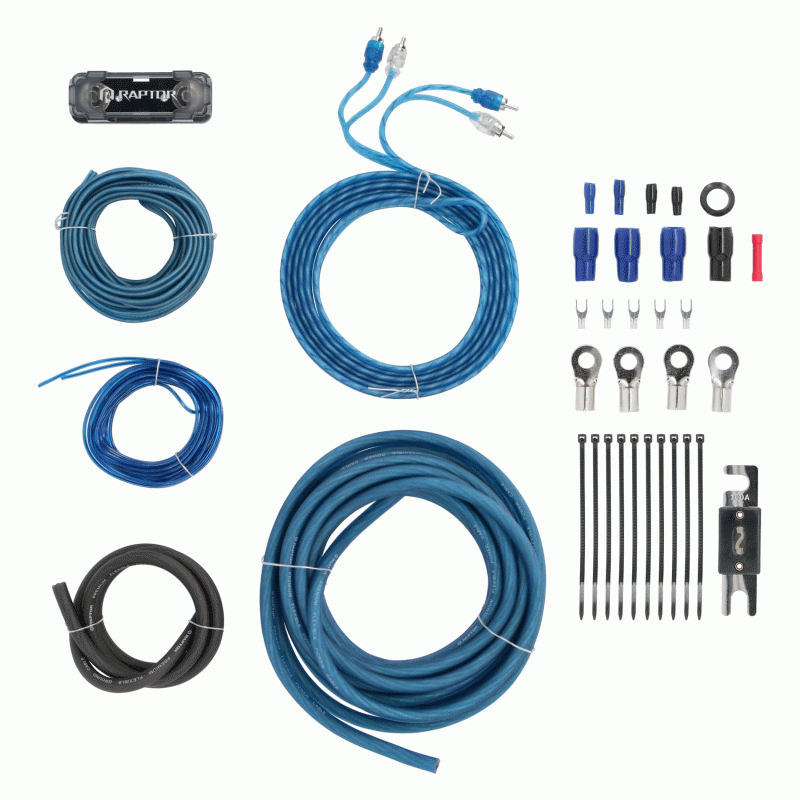 R2AK4 METRA 4 Gauge 4 AWG Complete Amplifier Amp Installation Wire Kit 4GA