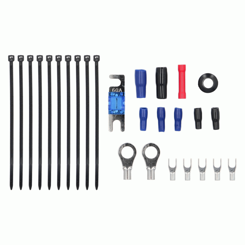 R2AK8 METRA 8 Gauge 8 AWG Complete Amplifier Amp Installation Wire Kit 8GA