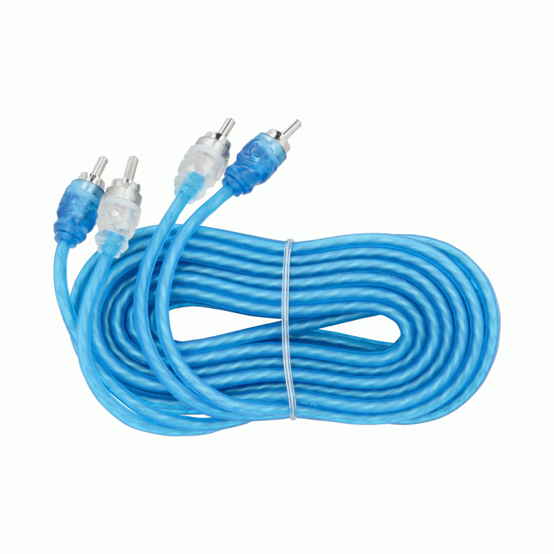 R2R10 METRA Raptor R2 Series 2-Channel RCA Audio Cable Interconnects, 10 Feet