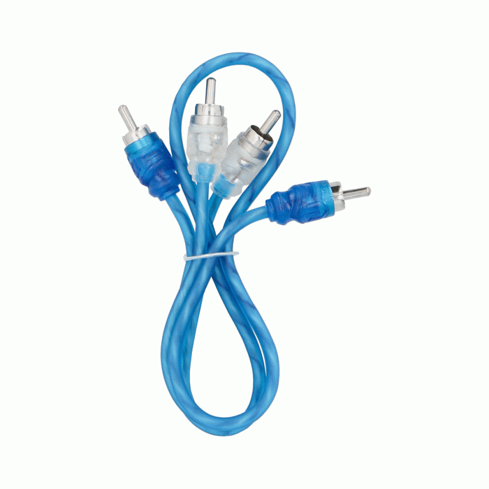 R2R18IN METRA Raptor R2 Series 2-Channel RCA Audio Cable Interconnects, 18 Inch