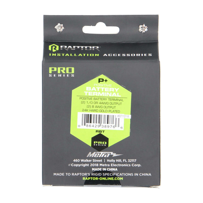 RBT METRA Raptor Positive Battery Terminal - Pro Series