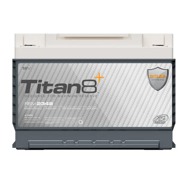 RSV-23-4800 XS Power Battery 12V Lithium LTO Titan8 BCI Group 48/H6 - 5,000 Watts Max 69Ah Equivalent