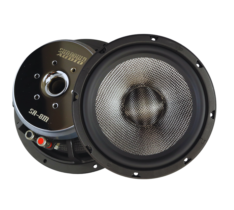 S-SA8M Sundown Audio SA-Series 8" Midbass Woofer Component Speaker 250W Car Audio (Pair)