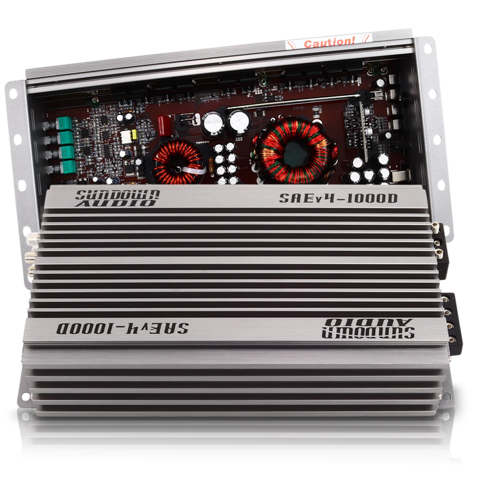 SAEv.4-1000D Sundown Audio SAEv4 Series 1000.1D Monoblock Class-D Subwoofer Amplifier 1000W RMS 1 OHM Stable