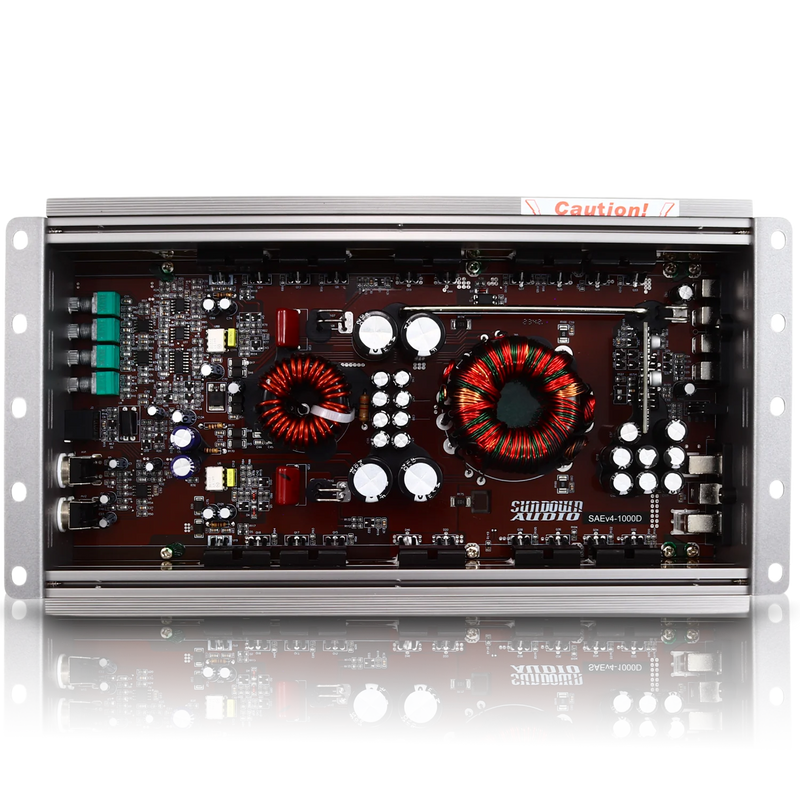 SAEv.4-1000D Sundown Audio SAEv4 Series 1000.1D Monoblock Class-D Subwoofer Amplifier 1000W RMS 1 OHM Stable