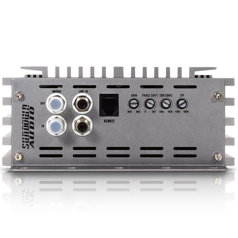 SAEv.4-1000D Sundown Audio SAEv4 Series 1000.1D Monoblock Class-D Subwoofer Amplifier 1000W RMS 1 OHM Stable