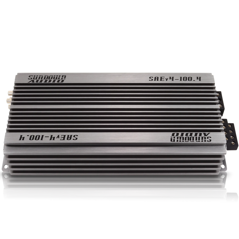 SAEv.4-100.4 Sundown Audio SAEv4 Series 4-Channel Full Range High Fidelity Class A/B Amplifier (100Wx4 RMS 4 OHM) (125Wx4 RMS 2 OHM)