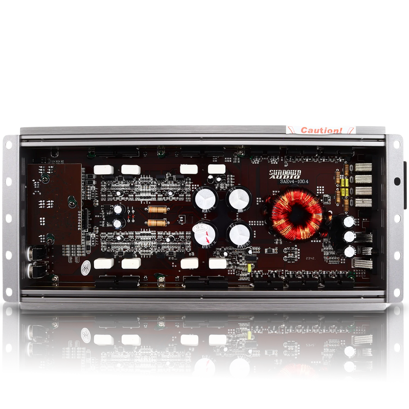 SAEv.4-100.4 Sundown Audio SAEv4 Series 4-Channel Full Range High Fidelity Class A/B Amplifier (100Wx4 RMS 4 OHM) (125Wx4 RMS 2 OHM)