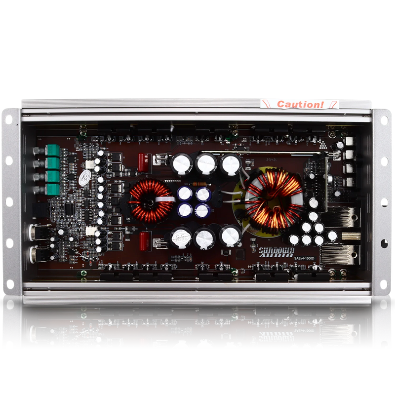 SAEv.4-1500D Sundown Audio SAEv4 Series 1500.1D Monoblock Class-D Subwoofer Amplifier 1500W RMS 1 OHM Stable
