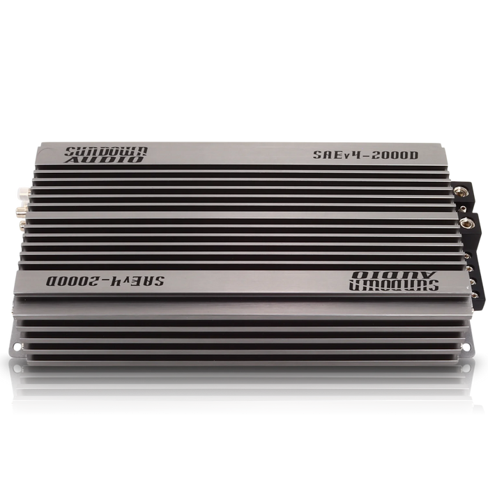 SAEv.4-2000D Sundown Audio SAEv4 Series 2000.1D Monoblock Class-D Subwoofer Amplifier 2000W RMS 1 OHM Stable