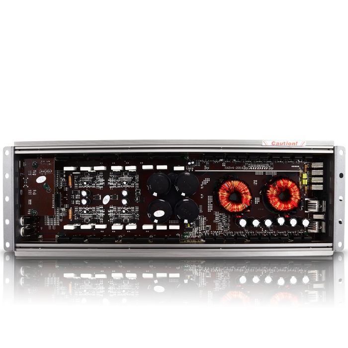 SAEv.4-200.4 Sundown Audio SAEv4 Series 4-Channel Full Range High Fidelity Class A/B Amplifier (200Wx4 RMS 4 OHM) (300Wx4 RMS 2 OHM)