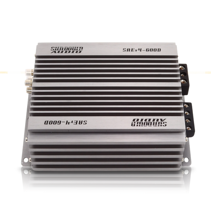 SAEv.4-600D Sundown Audio SAEv4 Series 600.1D Monoblock Class-D Subwoofer Amplifier 600W RMS 1 OHM Stable