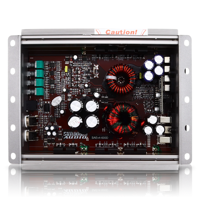 SAEv.4-600D Sundown Audio SAEv4 Series 600.1D Monoblock Class-D Subwoofer Amplifier 600W RMS 1 OHM Stable