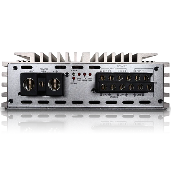 A-SALT20006 Sundown Audio SALT Series 6-Channel Full Range Digital Class-D Amplifier SALT-2000.6 (100 x 2 CH 1&2) + (150 x 2 CH 3&4) + (200 x 2 CH 5&6 ) @4 Ohm