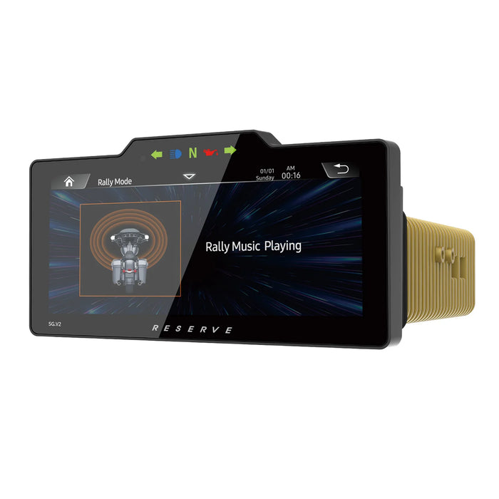 SG.V2 Precision Power Soundstream Advanced Plug-n-Play Motorcycle Audio Headunit Radio Upgrade for 1998-2013 Harley Davidson Street Glide Motorcycles w/ Wireless Apple CarPlay, Android Auto, iDatalink Maestro, iGO GPS Navigation, SiriusXM Ready