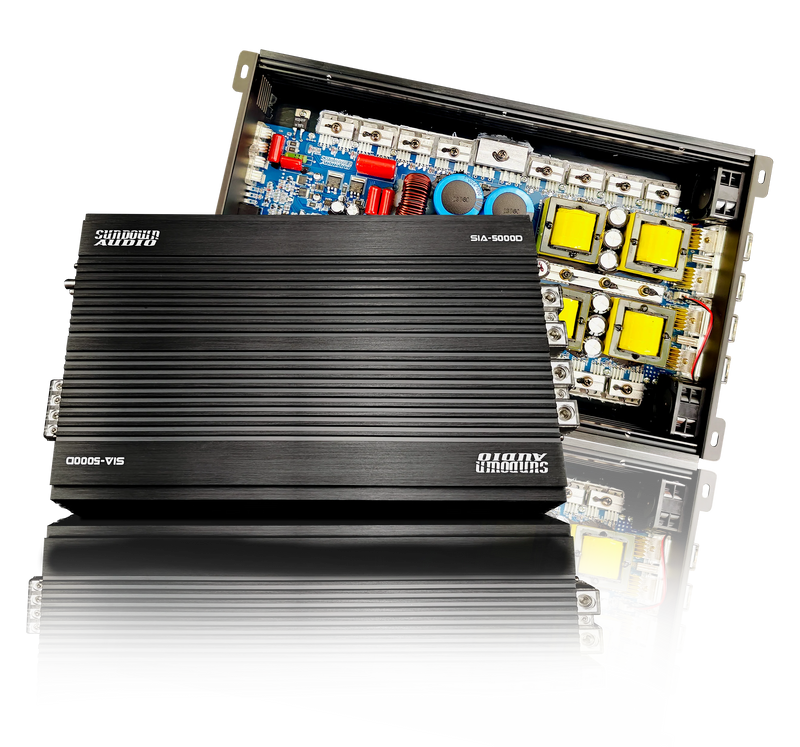 SIA-5000D Sundown Audio SIA Series 5000D SMART Full Range Monoblock Amplifier 5000W RMS 1 or 2 OHM Stable