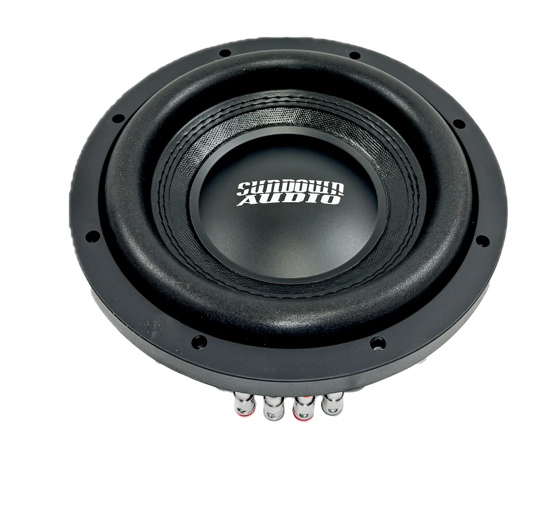 SW-SML8D2 Sundown Audio SML-Series Shallow Mount 8" inch Subwoofer Sub 400W RMS 2 Ohm DVC