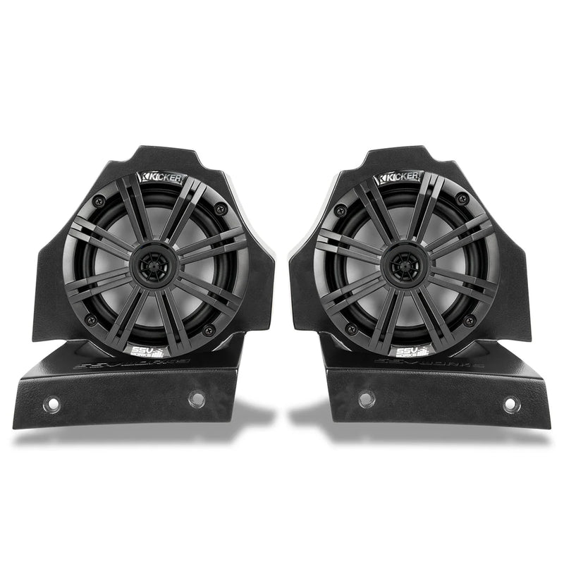 170-SS-B65U SSV Works 2015-2024 Polaris Slingshot Behind the Head 6.5" Speaker Pods (Unloaded)