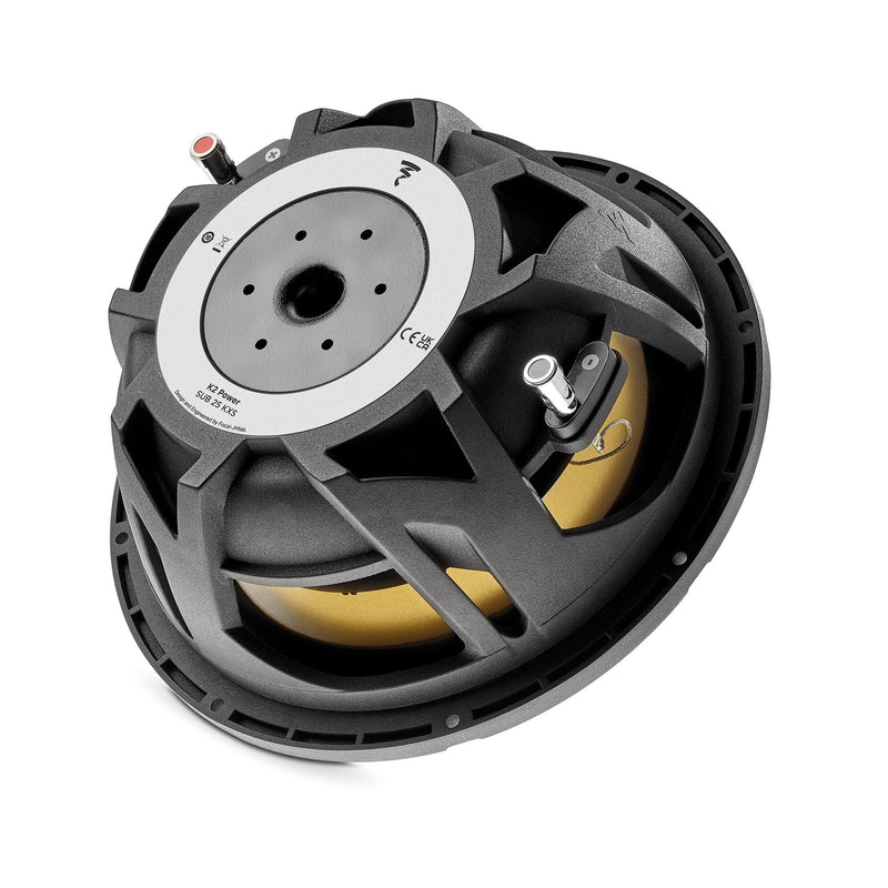 SUB 25 KXS Focal K2 Power Evo 10" Shallow Subwoofer Slim Sub 350W RMS 4 Ohm SVC