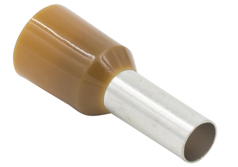 FVBR8 METRA InstallBay Brown Nylon 8 GA Ferrule (Each)