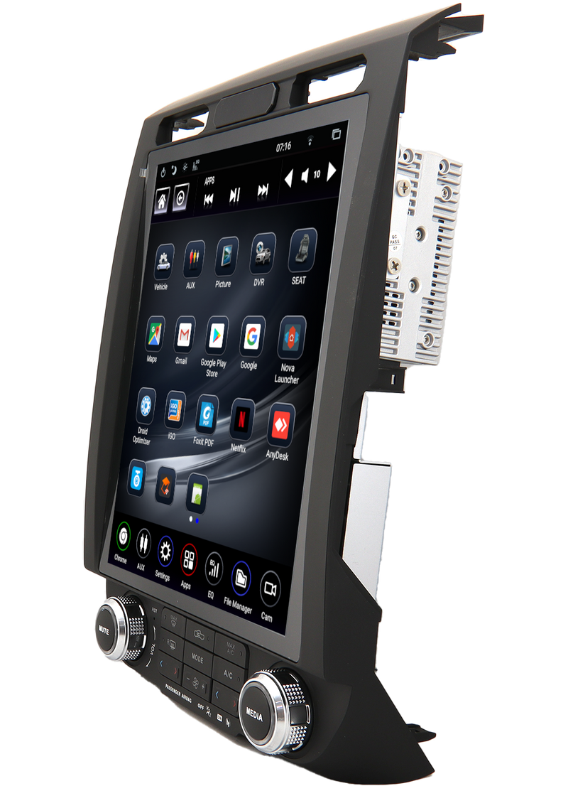 TS-FDPU12-1AK-5S Linkswell Gen V T-Style 12.1" Tablet Radio w/ Climate Control Buttons Ford F-150 2015-2020 / Ford Super Duty 2017-2022