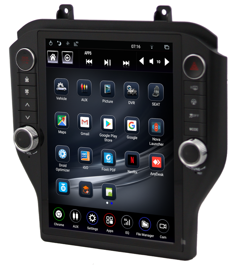 TS-FDMU12-1RR-5S Linkswell Gen V T-Style 12.1" Tablet Radio Ford Mustang 2015-2022