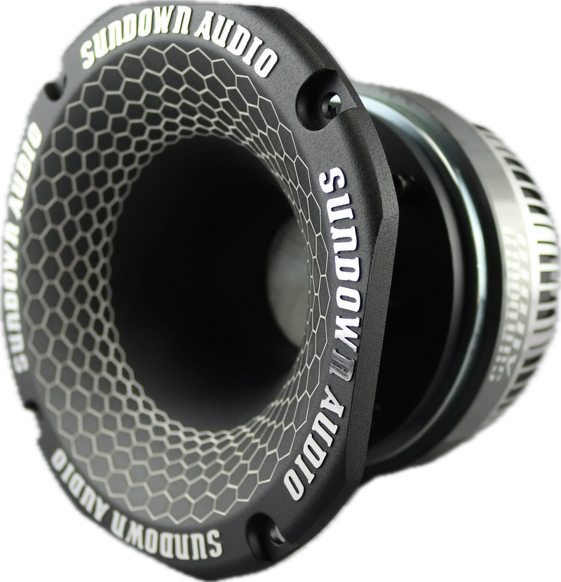 S-SHFST Sundown Audio Short Super Horn 2" Throat with Ferrite Magnet 80W RMS SPL PA Pro Sound High Output 4 Ohm (Single)