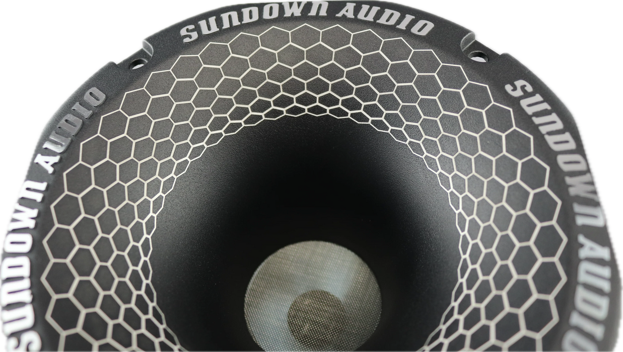 S-SHFST Sundown Audio Short Super Horn 2" Throat with Ferrite Magnet 80W RMS SPL PA Pro Sound High Output 4 Ohm (Single)