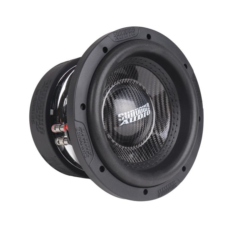 Sundown Audio SW-M8 M-Series 8-inch subwoofer with carbon fiber cone, 800W RMS and 1600W peak power