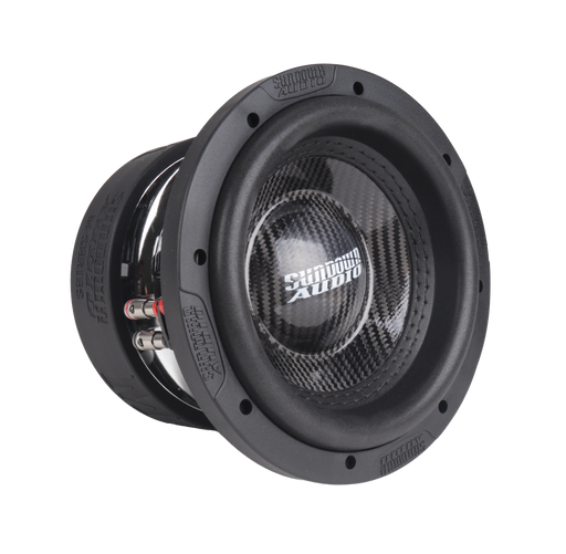 Sundown Audio SW-M8 M-Series 8-inch subwoofer with carbon fiber cone, 800W RMS and 1600W peak power