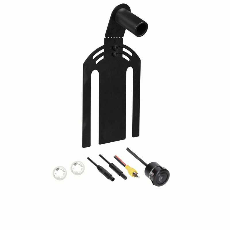 TE-AJPKT METRA Adjustable Jeep Wrangler Spare Tire Bracket with Flush Mount Backup Camera
