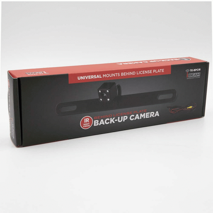 TE-BPCIR METRA Rear-View Behind License Plate Camera with IR