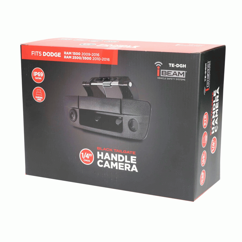 TE-DGH METRA Rear-View RAM Tailgate Handle Backup Camera 2009-2018