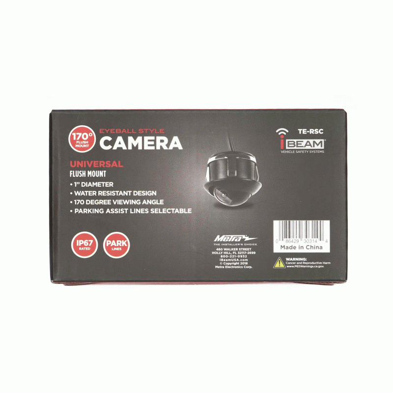 TE-RSC METRA Rear-View Eyeball Style Camera