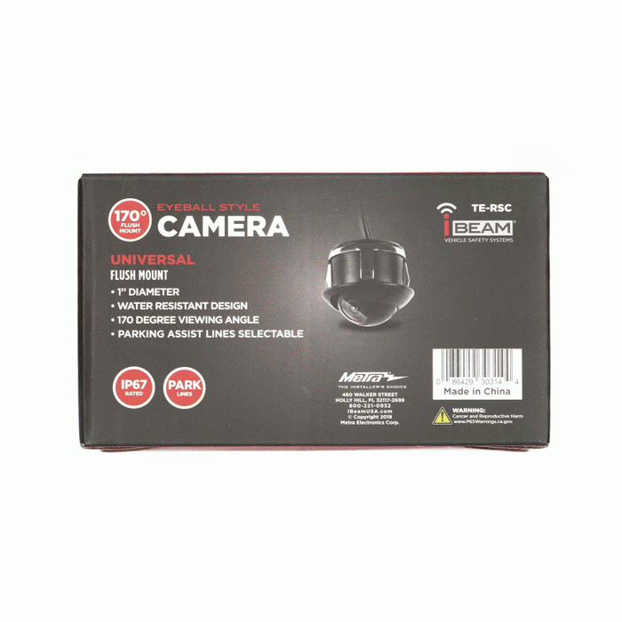 TE-RSC METRA Rear-View Eyeball Style Camera