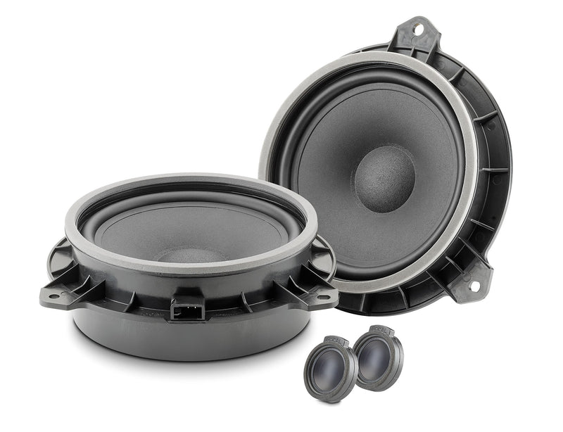IS TOY 165 Focal Inside 6.5" Polyglass 2-Way Component Speaker Upgrade Kit Plug & Play Compatible with Toyota, Lexus, Subaru, 60W RMS 4 Ohm (Pair)