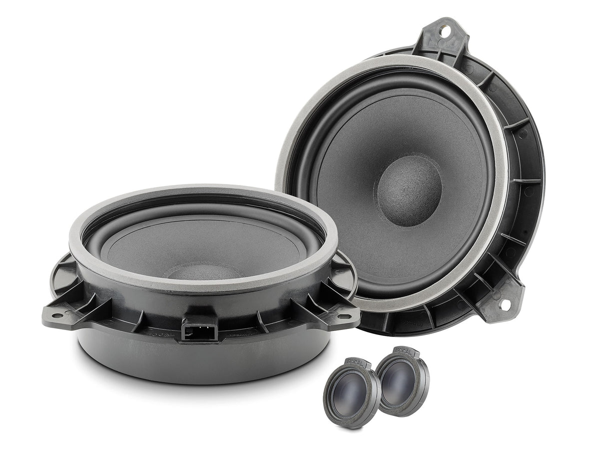 Focal Polyglass スピーカーセット アンプ付き Focal(フォーカル) Polyglass 165 VRS 6.5インチ 2-Way Shallow