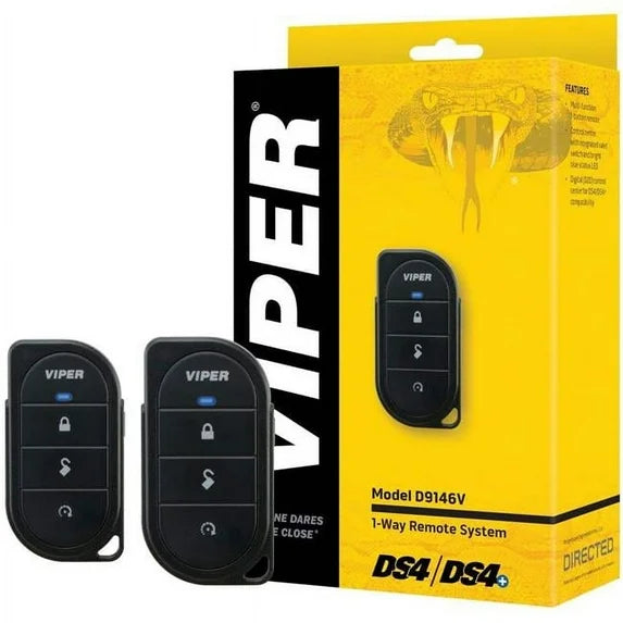 D9146V Viper 1-way 4-Button Remote System - 1/4 mile Range