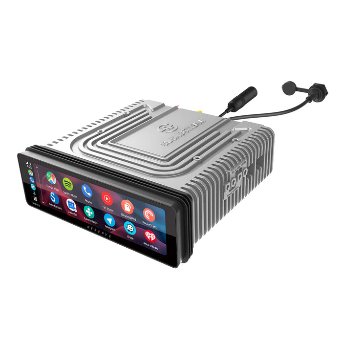 WHD.9813 Precision Power Soundstream Plug-n-Play Motorcycle Audio Headunit Radio Upgrade for 1998-2013 Harley Davidson Touring Motorcycles w/ Wireless Apple CarPlay, Android Auto, SiriusXM Ready