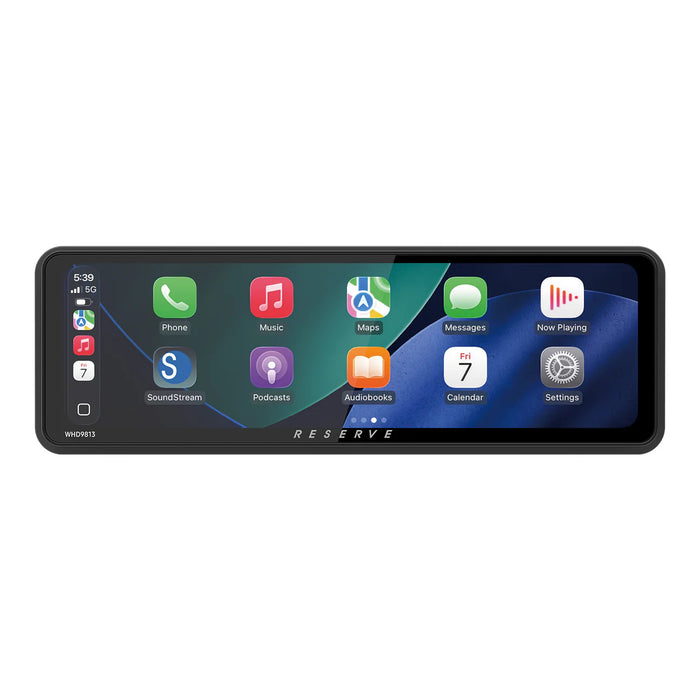 WHD.9813 Precision Power Soundstream Plug-n-Play Motorcycle Audio Headunit Radio Upgrade for 1998-2013 Harley Davidson Touring Motorcycles w/ Wireless Apple CarPlay, Android Auto, SiriusXM Ready