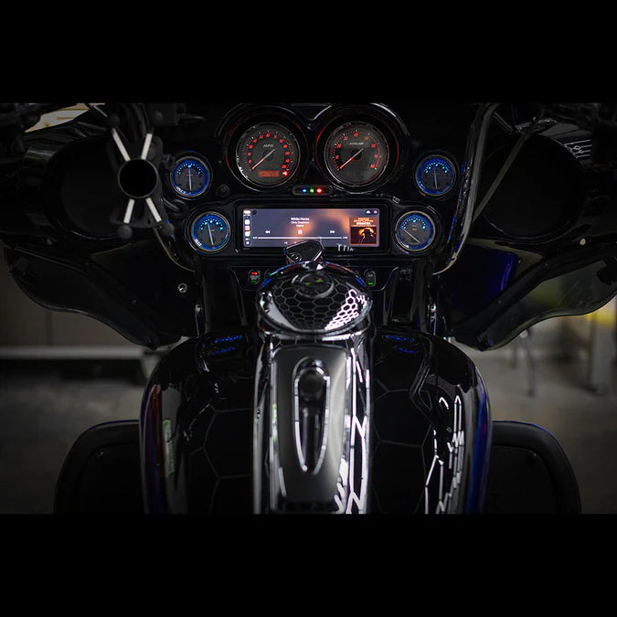 WHD.9813 Precision Power Soundstream Plug-n-Play Motorcycle Audio Headunit Radio Upgrade for 1998-2013 Harley Davidson Touring Motorcycles w/ Wireless Apple CarPlay, Android Auto, SiriusXM Ready