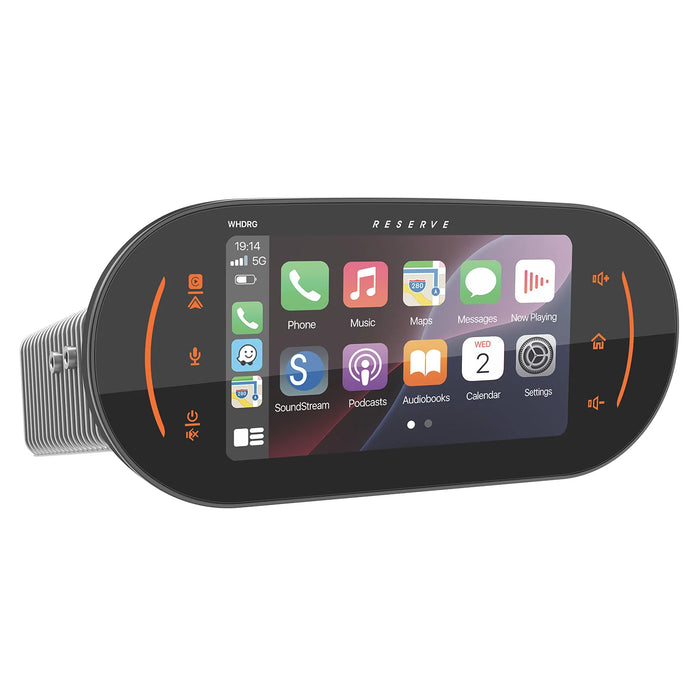 WHD.RG Precision Power Soundstream Plug-n-Play Motorcycle Audio Headunit Radio Upgrade for 1998-2013 Harley Davidson Road Glide Motorcycles w/ Wireless Apple CarPlay, Android Auto, SiriusXM Ready