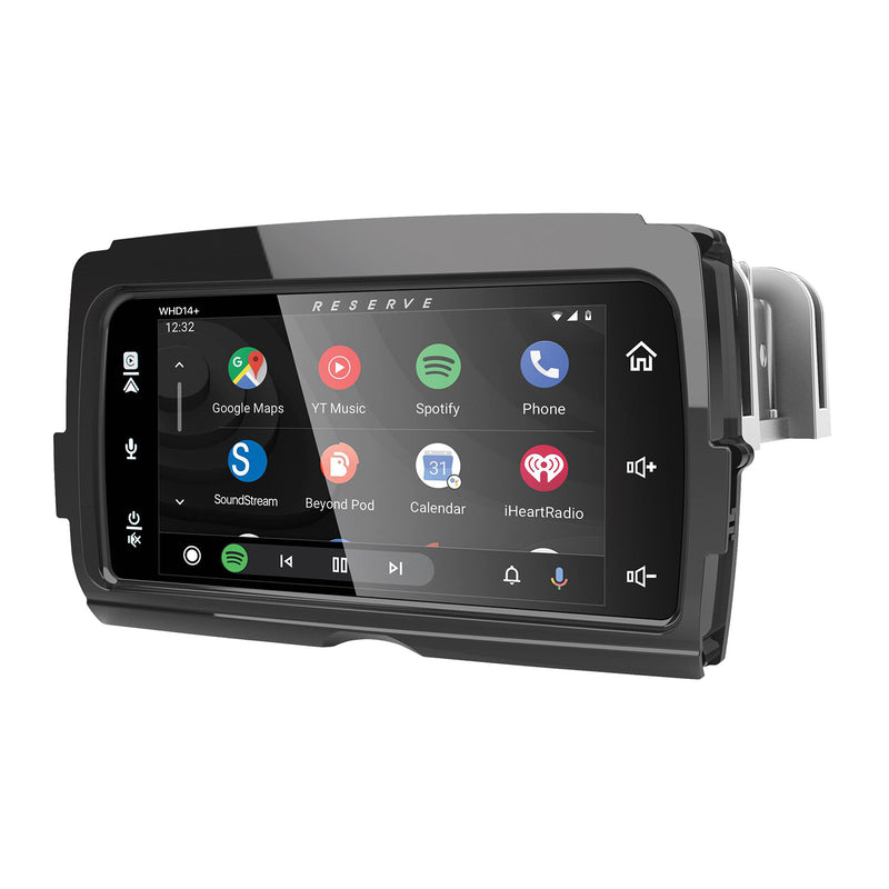 WHD.14 Precision Power Soundstream Plug-n-Play Motorcycle Audio Headunit Radio Upgrade for 2014-2023 Harley-Davidson® Touring Motorcycles w/ Wireless Apple CarPlay & Android Auto, & 7” QLCD Touchscreen