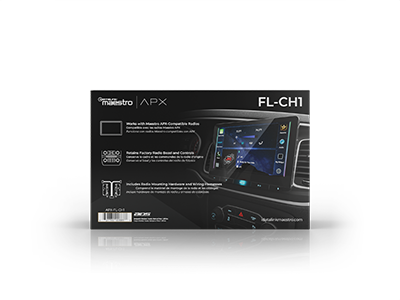 APX-FL-CH1 iDatalink Maestro Dash & Wiring Installation Kit for APX Floating Radio | 2015-2023 Chrysler & Dodge Vehicles